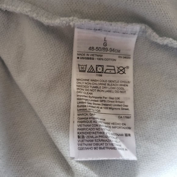 Men's Gap light blue polo shirt - Picture 6 of 9